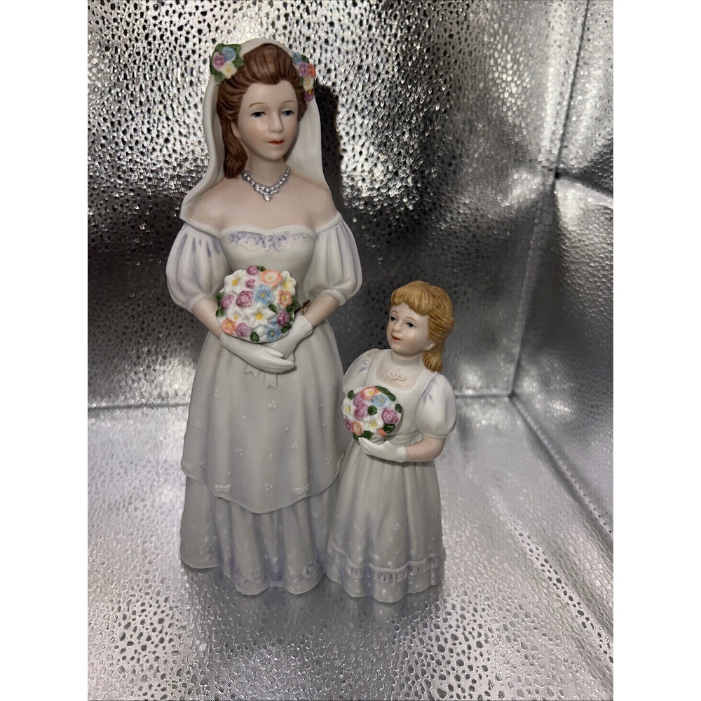 Home Interiors Porcelain Figurine The Brides Day Collectors Mint Condition‎